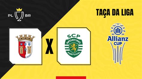 Palpite: Braga x Sporting – Taça da Liga de Portugal – 23/1/2024.